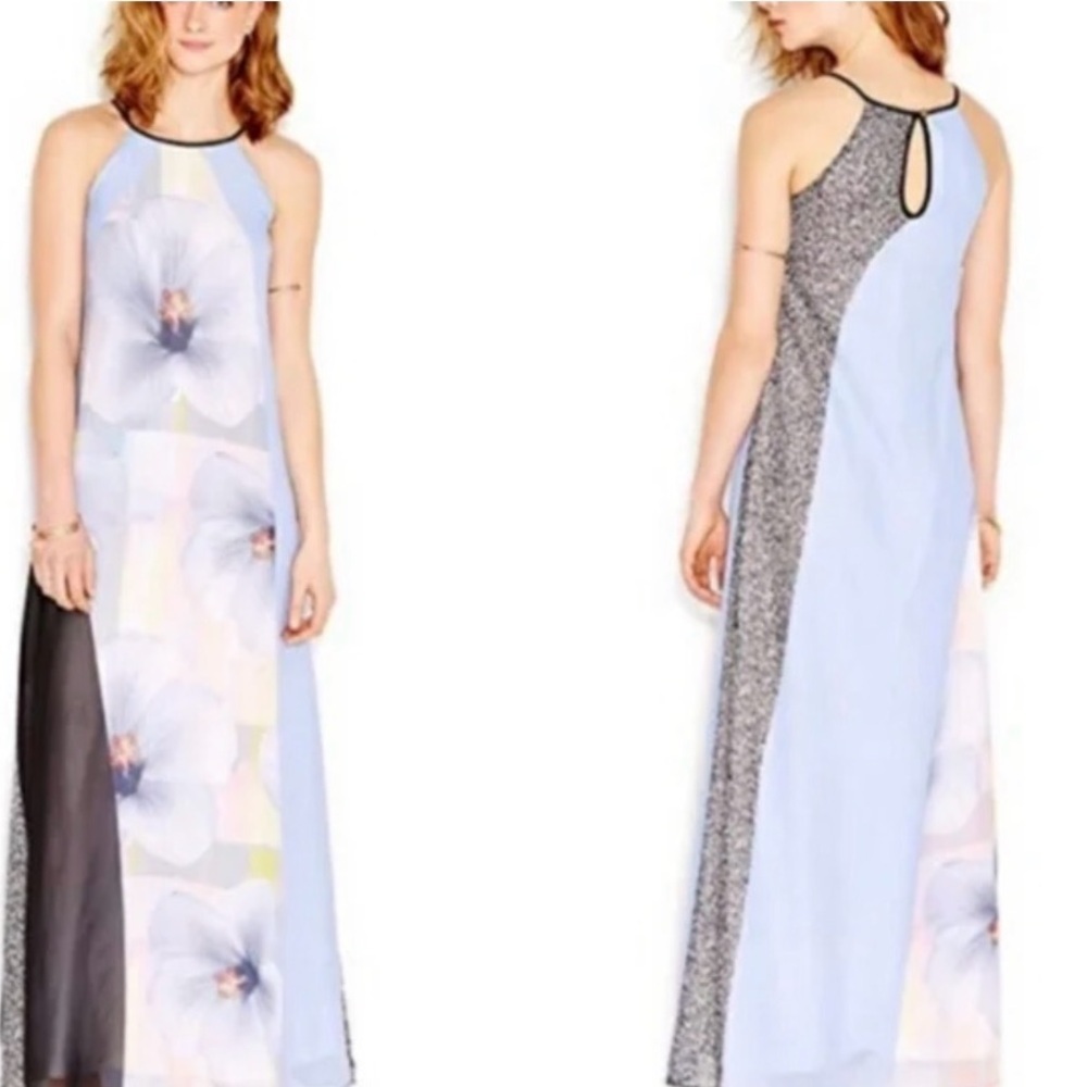 ▪️Bar III Asymmetrical Floral Maxi Dress